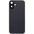 Back Glass w/ MagSafe Magnet For iPhone 16 Plus (No Logo) (Aftermarket) (Black)