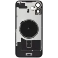 Back Glass w/ MagSafe Magnet For iPhone 16 Plus (No Logo) (Aftermarket) (Black)