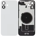 Back Glass w/ MagSafe Magnet For iPhone 16 Plus (No Logo) (Aftermarket) (White)