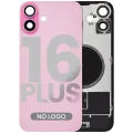 Back Glass w/ MagSafe Magnet For iPhone 16 Plus (No Logo) (Aftermarket) (Pink)