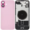 Back Glass w/ MagSafe Magnet For iPhone 16 Plus (No Logo) (Aftermarket) (Pink)