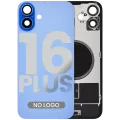 Back Glass w/ MagSafe Magnet For iPhone 16 Plus (No Logo) (Aftermarket) (Ultramarine)