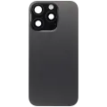Back Glass w/ MagSafe Magnet & NFC & Flashlight Flex For iPhone 16 Pro (No Logo) (Aftermarket) (Black Titanium)