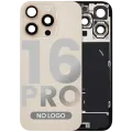 Back Glass w/ MagSafe Magnet & NFC & Flashlight Flex For iPhone 16 Pro (No Logo) (Aftermarket) (Desert Titanium)
