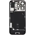 Back Glass w/ MagSafe Magnet & NFC & Flashlight Flex For iPhone 16 Pro (No Logo) (Aftermarket) (Desert Titanium)