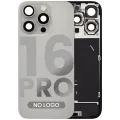 Back Glass w/ MagSafe Magnet & NFC & Flashlight Flex For iPhone 16 Pro (No Logo) (Aftermarket) (Natural Titanium)