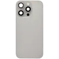 Back Glass w/ MagSafe Magnet & NFC & Flashlight Flex For iPhone 16 Pro (No Logo) (Aftermarket) (Natural Titanium)