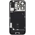 Back Glass w/ MagSafe Magnet & NFC & Flashlight Flex For iPhone 16 Pro (No Logo) (Aftermarket) (Natural Titanium)