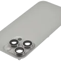 Back Glass w/ MagSafe Magnet & NFC & Flashlight Flex For iPhone 16 Pro (No Logo) (Aftermarket) (Natural Titanium)
