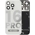 Back Glass w/ MagSafe Magnet & NFC & Flashlight Flex For iPhone 16 Pro (No Logo) (Aftermarket) (White Titanium)