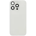 Back Glass w/ MagSafe Magnet & NFC & Flashlight Flex For iPhone 16 Pro (No Logo) (Aftermarket) (White Titanium)