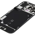 Back Glass w/ MagSafe Magnet & NFC & Flashlight Flex For iPhone 16 Pro (No Logo) (Aftermarket) (White Titanium)