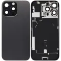 Back Glass w/ MagSafe Magnet & NFC & Flashlight Flex For iPhone 16 Pro Max (No Logo) (Aftermarket) (Black Titanium)