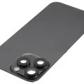 Back Glass w/ MagSafe Magnet & NFC & Flashlight Flex For iPhone 16 Pro Max (No Logo) (Aftermarket) (Black Titanium)