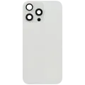 Back Glass w/ MagSafe Magnet & NFC & Flashlight Flex For iPhone 16 Pro Max (No Logo) (Aftermarket) (White Titanium)