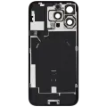 Back Glass w/ MagSafe Magnet & NFC & Flashlight Flex For iPhone 16 Pro Max (No Logo) (Aftermarket) (White Titanium)