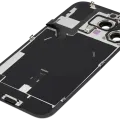 Back Glass w/ MagSafe Magnet & NFC & Flashlight Flex For iPhone 16 Pro Max (No Logo) (Aftermarket) (White Titanium)