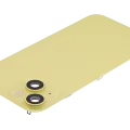Back Glass w/ MagSafe Magnet & NFC & Flashlight Flex For iPhone 14 (Used OEM Pull: Grade B) (Yellow)