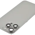Back Glass w/ MagSafe Magnet & NFC & Flashlight Flex For iPhone 16 Pro Max (No Logo) (Aftermarket) (Natural Titanium)