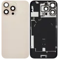 Back Glass w/ MagSafe Magnet & NFC & Flashlight Flex For iPhone 16 Pro Max (No Logo) (Aftermarket) (Desert Titanium)