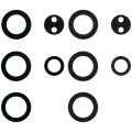 Back Camera Lens (Glass Only) With Adhesive For Samsung Galaxy S25 Ultra 5G (4 Piece Set) (All Colors)