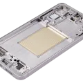 OLED Assembly With Frame For Samsung Galaxy S25 Plus 5G (US & International Version) (Service Pack) (Silver Shadow)