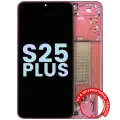 OLED Assembly With Frame For Samsung Galaxy S25 Plus 5G (US & International Version) (Service Pack) (Coral Red)