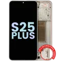 OLED Assembly With Frame For Samsung Galaxy S25 Plus 5G (US & International Version) (Service Pack) (Pink Gold)