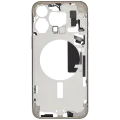 Mid-Frame Housing W/ Small Parts For iPhone 15 Pro Max (EU / Global Version) (Used OEM Pull: Grade B) (Natural Titanium)