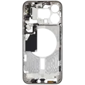 Mid-Frame Housing W/ Small Parts For iPhone 15 Pro Max (EU / Global Version) (Used OEM Pull: Grade B) (Natural Titanium)