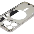 Mid-Frame Housing W/ Small Parts For iPhone 15 Pro Max (EU / Global Version) (Used OEM Pull: Grade B) (Natural Titanium)