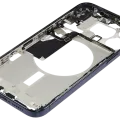 Mid-Frame Housing W/ Small Parts For iPhone 15 Pro Max (EU / Global Version) (Used OEM Pull: Grade C) (Blue Titanium)