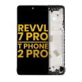 OLED Assembly With Frame For T-Mobile Revvl 7 Pro / T Phone 2 Pro 5G (Refurbished) (All Colors)