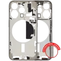 Mid-Frame Housing W/ Small Parts For iPhone 15 Pro (EU / Global Version) (Used OEM Pull: Grade B) (Natural Titanium)