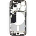 Mid-Frame Housing W/ Small Parts For iPhone 15 Pro (EU / Global Version) (Used OEM Pull: Grade B) (Natural Titanium)