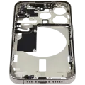 Mid-Frame Housing W/ Small Parts For iPhone 15 Pro (EU / Global Version) (Used OEM Pull: Grade B) (Natural Titanium)