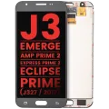 LCD Assembly Without Frame For Samsung Galaxy J3 (J327 / 2017) / Emerge / Amp Prime 2 / Express Prime 2 / Eclipse / Prime (Aftermarket Plus) (Silver / Gray)