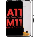 LCD Assembly Without Frame For Samsung Galaxy A11 (A115F / A115M / 2020) / M11 (M115 / 2020) (International Version) (Aftermarket Plus) (All Colors)
