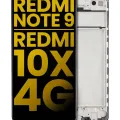 LCD Assembly With Frame For Xiaomi Redmi Note 9 / Redmi 10x 4G (Refurbished) (All Colors)