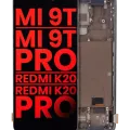 OLED Assembly With Frame For Xiaomi Mi 9T / 9T Pro / K20 / K20 Pro (Aftermarket Plus) (Carbon Black)