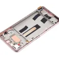 OLED Assembly With Frame For Xiaomi Mi 11 Lite / Xiaomi Mi 11 Lite 5G (Aftermarket Plus) (Peach Pink)