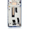 OLED Assembly With Frame For Xiaomi Mi 11 Lite / Xiaomi Mi 11 Lite 5G (Aftermarket Plus) (Bubblegum Blue)