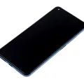 OLED Assembly With Frame For Xiaomi Mi 11 Lite / Xiaomi Mi 11 Lite 5G (Aftermarket Plus) (Bubblegum Blue)