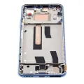 OLED Assembly With Frame For Xiaomi Mi 11 Lite / Xiaomi Mi 11 Lite 5G (Aftermarket Plus) (Bubblegum Blue)