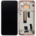 OLED Assembly With Frame For Xiaomi Mi 11 Lite / Xiaomi Mi 11 Lite 5G (Refurbished) (Peach Pink)