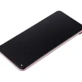 OLED Assembly With Frame For Xiaomi Mi 11 Lite / Xiaomi Mi 11 Lite 5G (Refurbished) (Peach Pink)