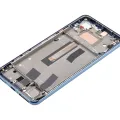 OLED Assembly With Frame For Xiaomi Mi 11 Lite / Xiaomi Mi 11 Lite 5G (Refurbished) (Bubblegum Blue)