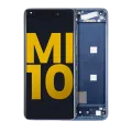 OLED Assembly With Frame For Xiaomi Mi 10 5G (Refurbished) (Twilight Gray)