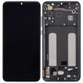 OLED Assembly With Frame For Xiaomi Mi 9 Lite (Aftermarket Plus) (Onyx Gray)