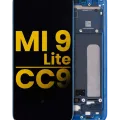 OLED Assembly With Frame For Xiaomi Mi 9 Lite / CC9 (Refurbished) (Aurora Blue)